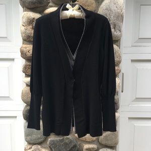 Layered Illusion Cashmere Cardigan